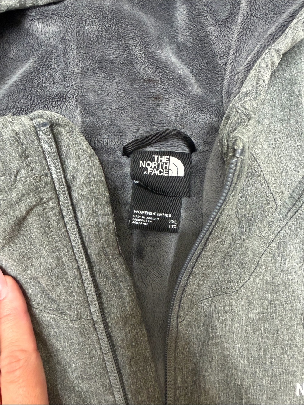 The North Face Heather Gray Women's Full-Zip Performance Jacket